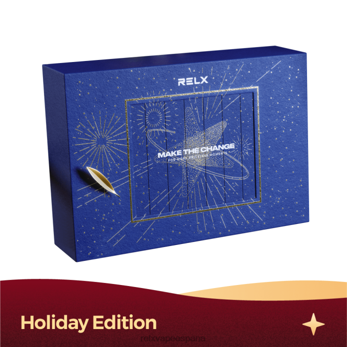 RELX caja de regalo de año nuevo 0F4J261 RELX cigarrillo electronico niebla ártica + hielo de sandía