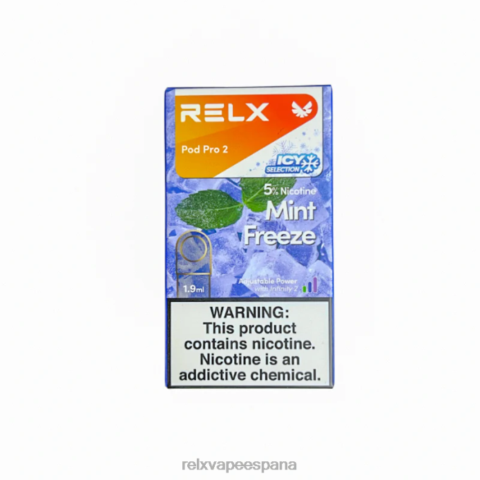 RELX pod pro 2 - 3 cápsulas 0F4J2100 RELX tiendas congelación de menta