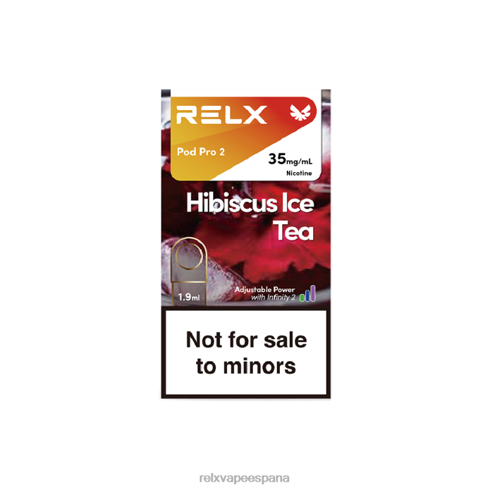 RELX pod pro 2 - 3 cápsulas 0F4J2111 RELX cigarrillo electronico té helado de hibisco