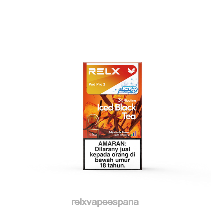 RELX pod pro 2 - 3 cápsulas 0F4J2112 RELX vape españa té negro helado