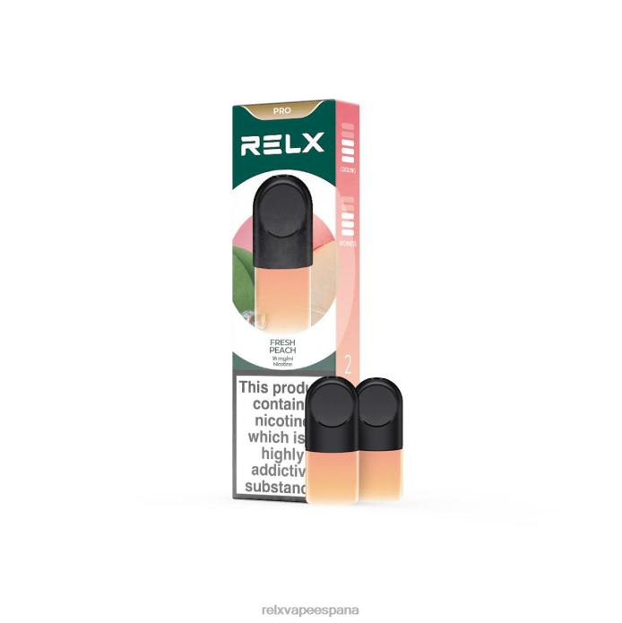 RELX vaina pro - 2 vainas 0F4J210 RELX cigarrillo electronico durazno fresco