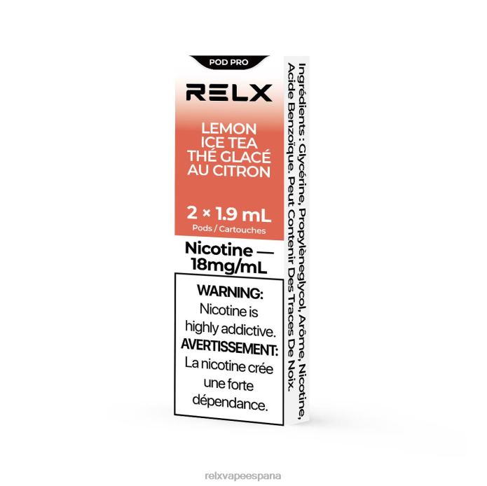 RELX vaina pro - 2 vainas 0F4J212 RELX españa té helado de limón