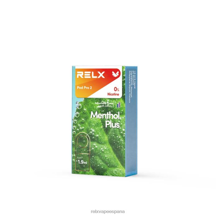 RELX vaina pro - 2 vainas 0F4J223 RELX sabores mentol plus