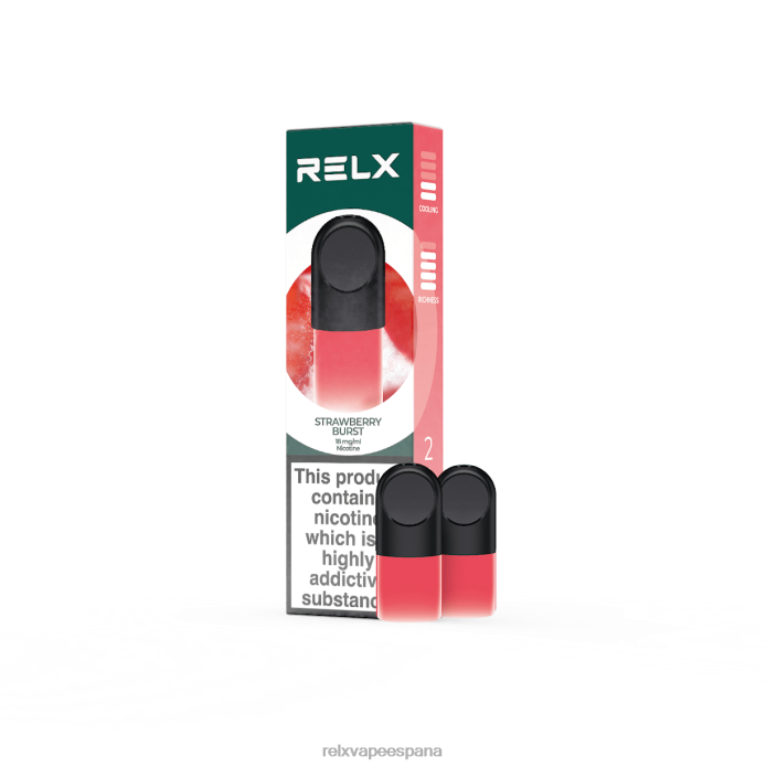 RELX vaina 0F4J234 RELX vape precio explosión de fresa