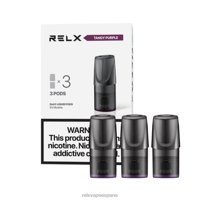 RELX Classic vainas 0F4J2132 RELX vape españa uva picante de color púrpura-púrpura