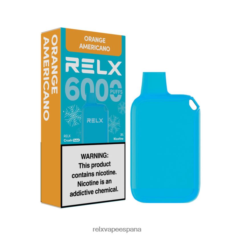 RELX Barcelona | naranja americana RELX Crush Pocket 6000 helado JL20VB15