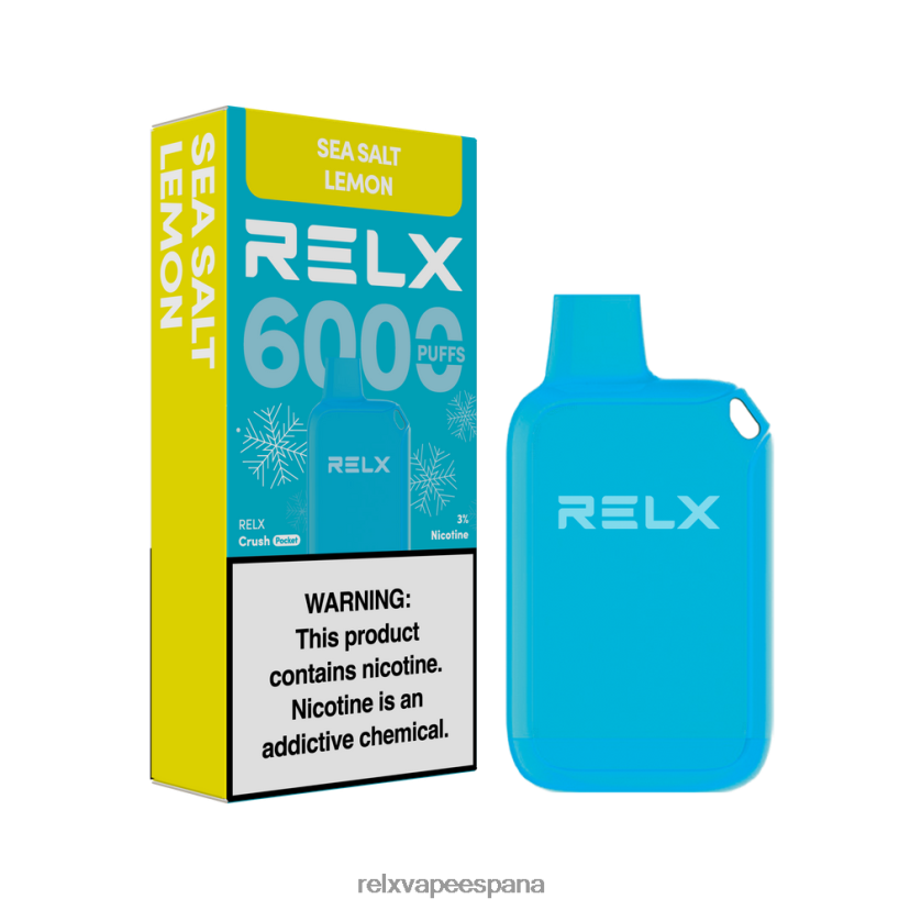 RELX España | sal marina limón RELX Crush Pocket 6000 helado JL20VB11