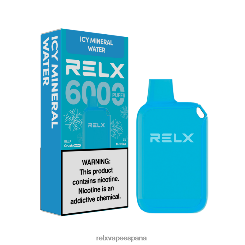 RELX Madrid | agua mineral helada RELX Crush Pocket 6000 helado JL20VB23