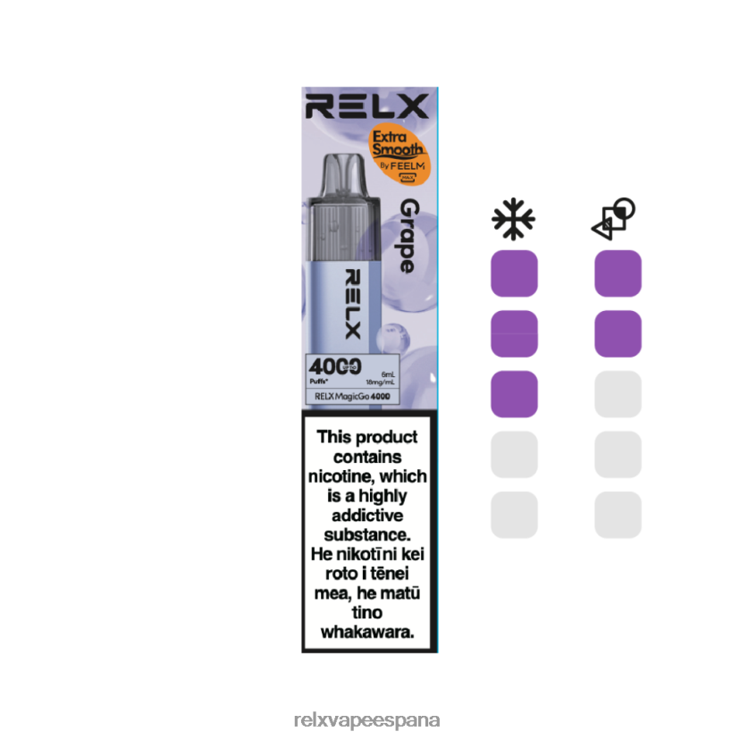 RELX Barcelona | uva RELX MagicGo 4000 vaporizadores desechables JL20VB6