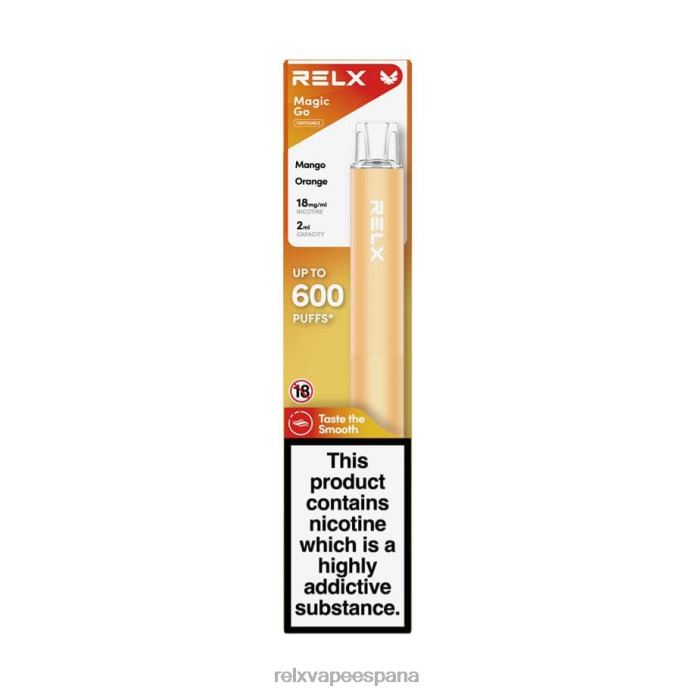 RELX MagicGo ga600 0F4J238 RELX pods barcelona mango naranja