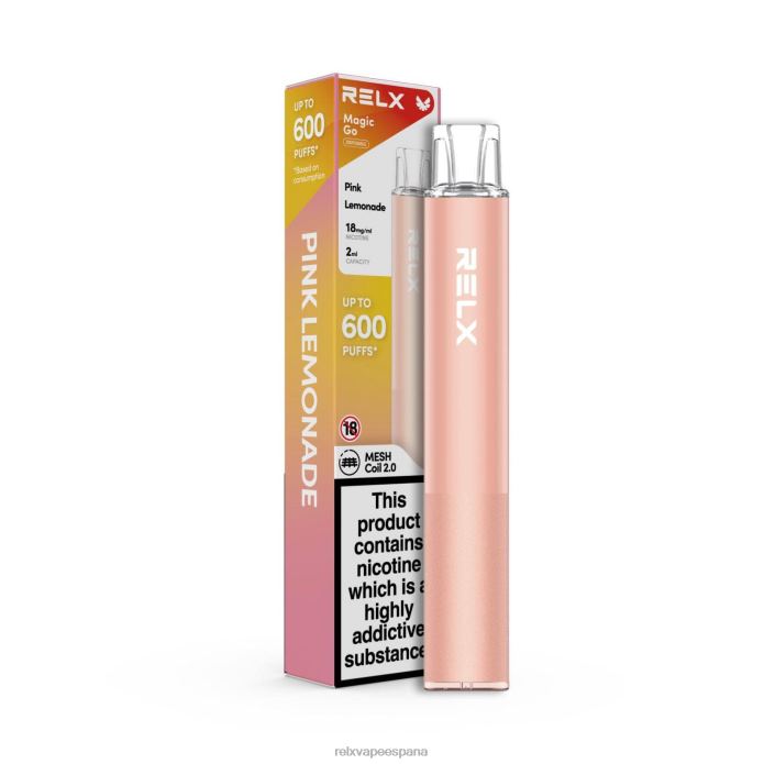 RELX MagicGo ga600 0F4J244 RELX sabores limonada rosa