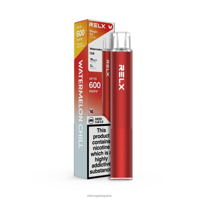 RELX MagicGo ga600 0F4J245 RELX vape precio enfriamiento de sandia