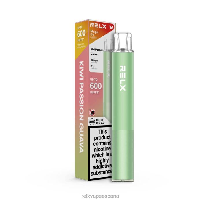 RELX MagicGo ga600 0F4J248 RELX pods barcelona kiwi pasión guayaba